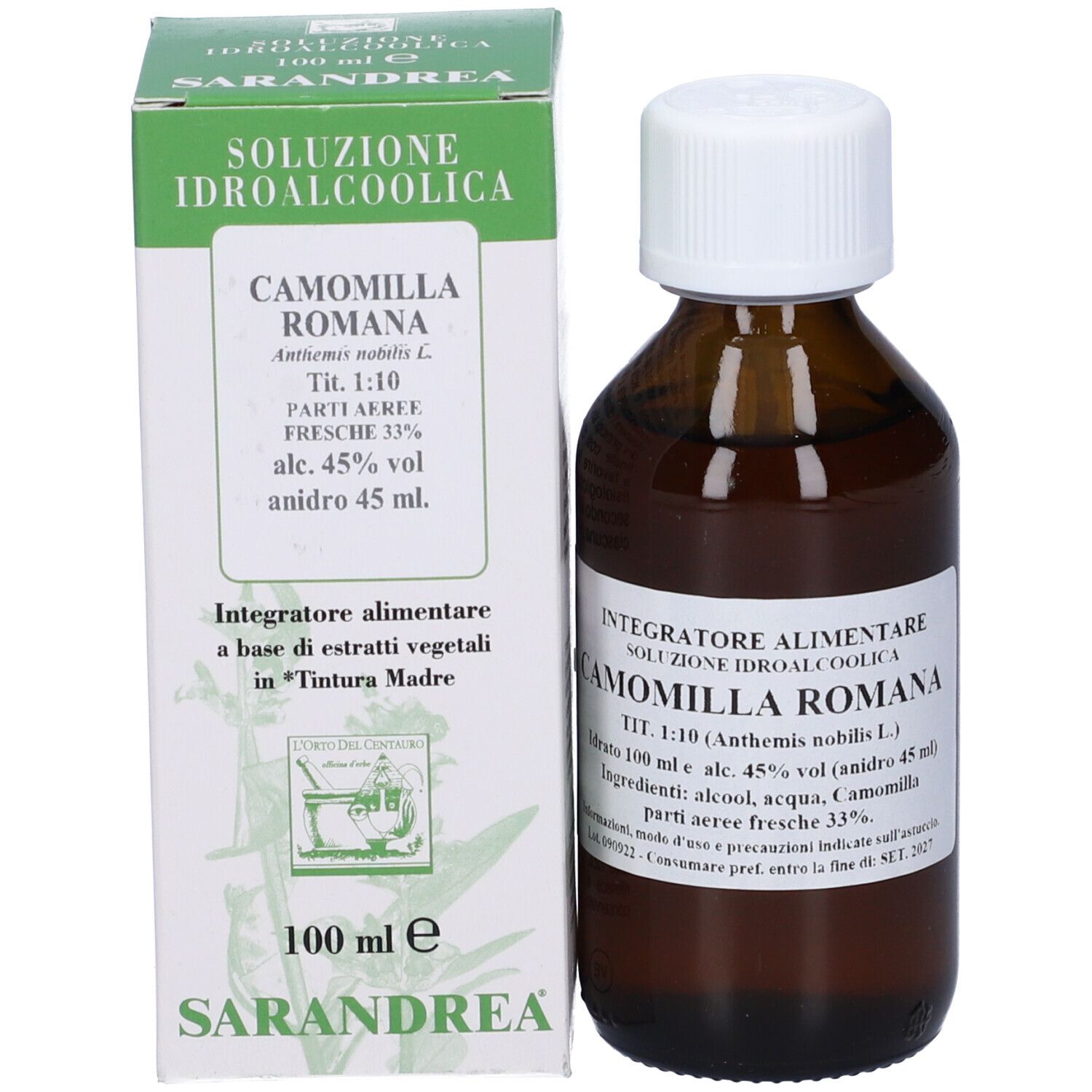 CAMOMILLA ROMANA 100ML TINTURA MADRE